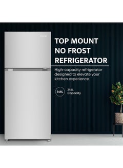 455 Liter Gross Top Mount Double Door Refrigerator, No Frost Cooling System, LED Display, Convenient Shelves For Easy Access, 10 Year Compressor Warranty 455 L KR-RFF 480 IM Inox - pnsku/N70069442V/45/_/1715332737/4169f91a-ca69-4f72-8e00-a3413f30596b