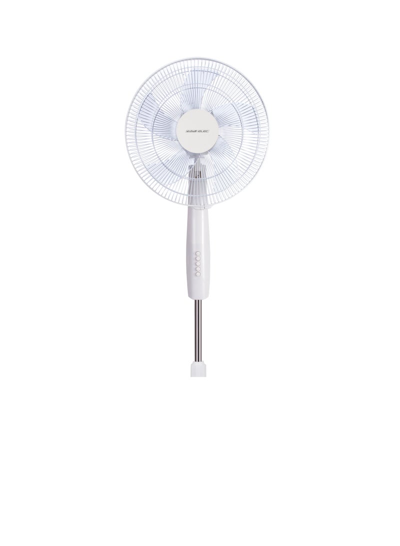 ALSAIF-ELEC 16-Inch Electric Stand Fan 60 W E05906 White  - Image 2