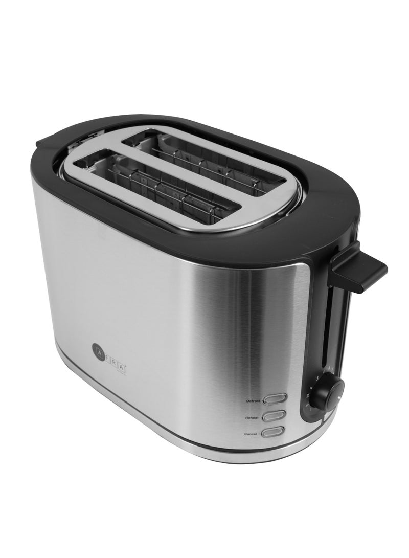 AFRA 2-Slice Toaster | 800-950W | Metal Body | 6-Setting Browning Control | Cancel, Defrost, Reheat Functions | 2-Year Warranty 950 W AF-120900TOSS Black  - Image 5