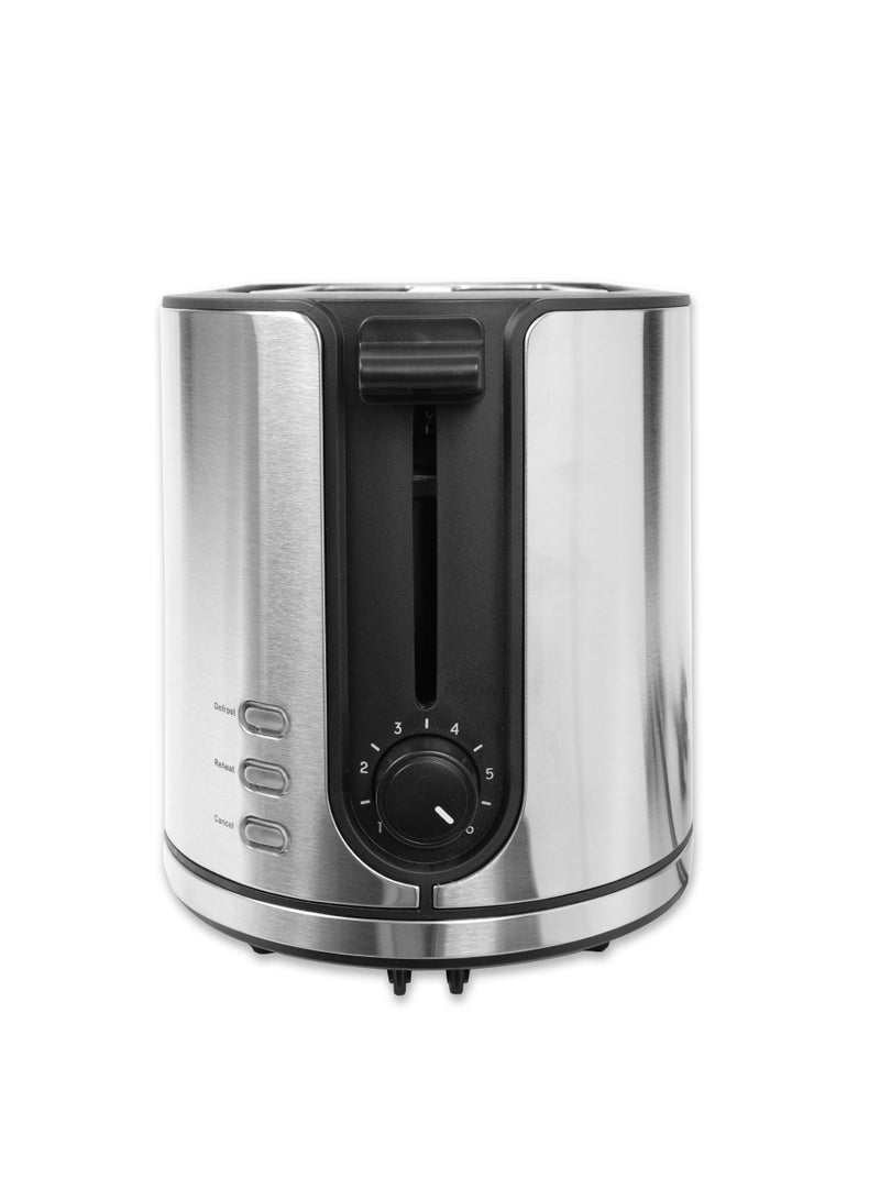 AFRA 2-Slice Toaster | 800-950W | Metal Body | 6-Setting Browning Control | Cancel, Defrost, Reheat Functions | 2-Year Warranty 950 W AF-120900TOSS Black  - Image 3