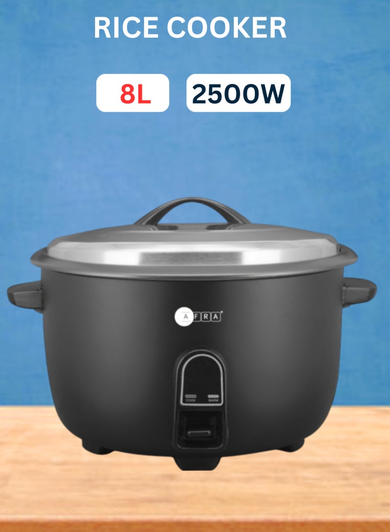 Rice Cooker | Large Family Size | High Power Output | AC 110-240V | 1-Year Warranty 8 L 2500 W AF-8025RCBK Black - pnsku/N70069455V/45/_/1738757343/1c0b567a-ee21-4343-8e66-07e2a435ba24