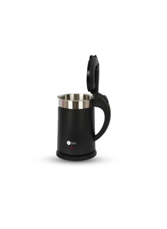 AFRA Portable Electric Kettle | 1500W | 1.2L | Fast Boil | Cordless Design | Cool-Touch Handle | Wide Opening | Light Indicator | 1-Year Warranty 1 L 1200 W AF-1215KTBK black  - Image 3