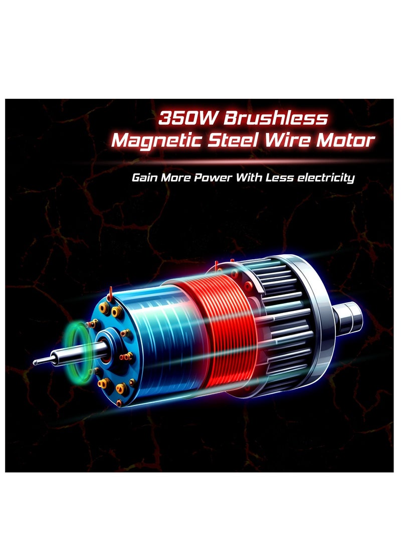 MYTOYS 36V Drifting Scooter 3 Wheel Electric Scooter - 3 Driving Modes- Bluetooth- Speaker- Lights - Shock Absorber Safety Gears Speed Up To 20KM/h 94cm - Image 5