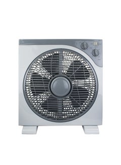 Table Fan With Timer, 5 PP Blades, 3 Speeds, Rotating Grill, 60-Min Timer, Energy-Efficient, Child Safe Personal Desk Fan, Ideal For Office, And Home 31049 Grey