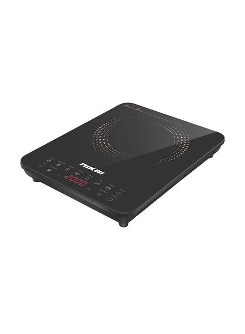 Single Induction Cooker With 7 Preset Cooking Options And 4 Digital LED Display 2000 W NIC222A Black