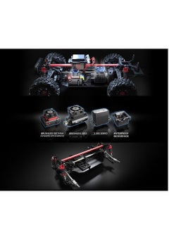 MYTOYS MJX Hyper Go 14210 Brushless RC Cars for Adults,1/14 High-Speed 55-75KMH Fast RC Truck,2SBattery, 4wd Offroad Electric Powered Remote Control Cars Gift for Boys with 2 Shells and Extra Tires  - Image 3
