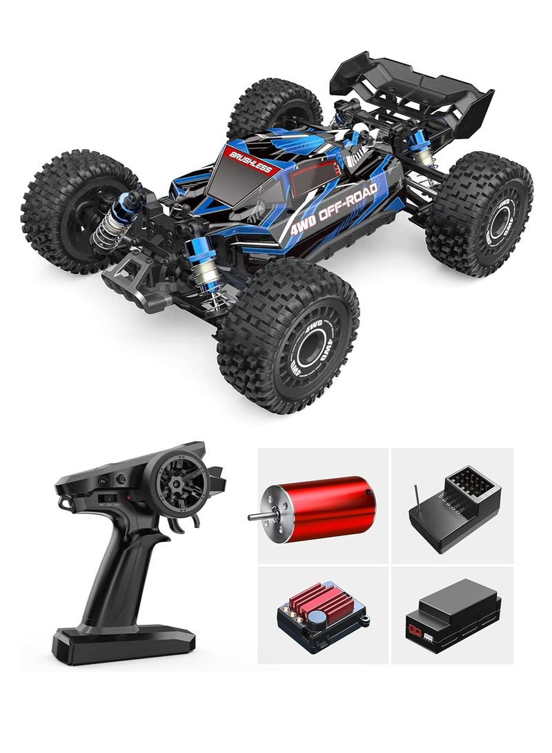 MYTOYS MJX Hyper GO 16207, 62KM/H Remote Control Car with Brushless Motor, RC Buggy Gifts for Adults,Top Speed 4WD 1:16 RC Truck with 3S Battery,Gift for Boy (RTR)  - Image 1