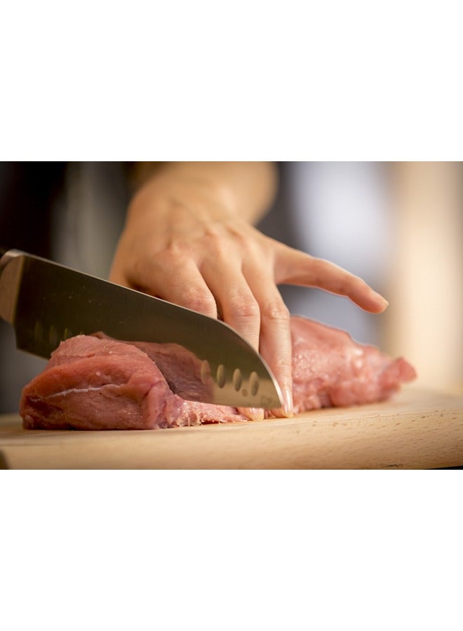 Tefal Ice Force 18 Cm Santoku Knife Stainless Steel K2320614 Silver/Black Silver/Black 28cm - Image 3