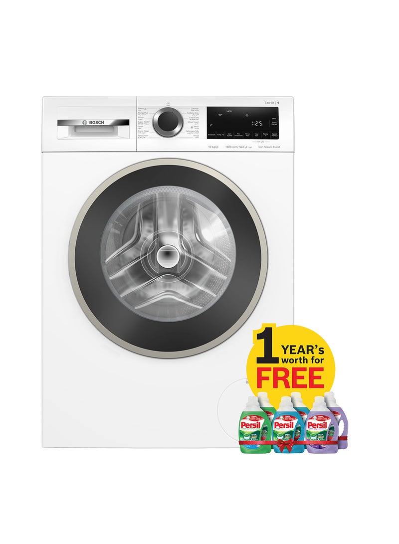 Front Load Washing Machine, 2400 RPM + Free 12 x 1 Litre Of Persil Detergent 10 kg 2300 W WGA25400GC White - pnsku/N70070289V/45/_/1715100873/f2c51925-837d-44ee-baf8-71eb37126da7