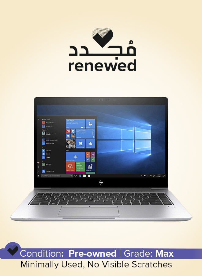 HP Renewed - EliteBook 840 G6 Laptop With 14 Inch HD Display,Core i5/8th Gen/16GB DDR4 RAM/256GB SSD/Windows 10 Pro English Silver  - Image 1