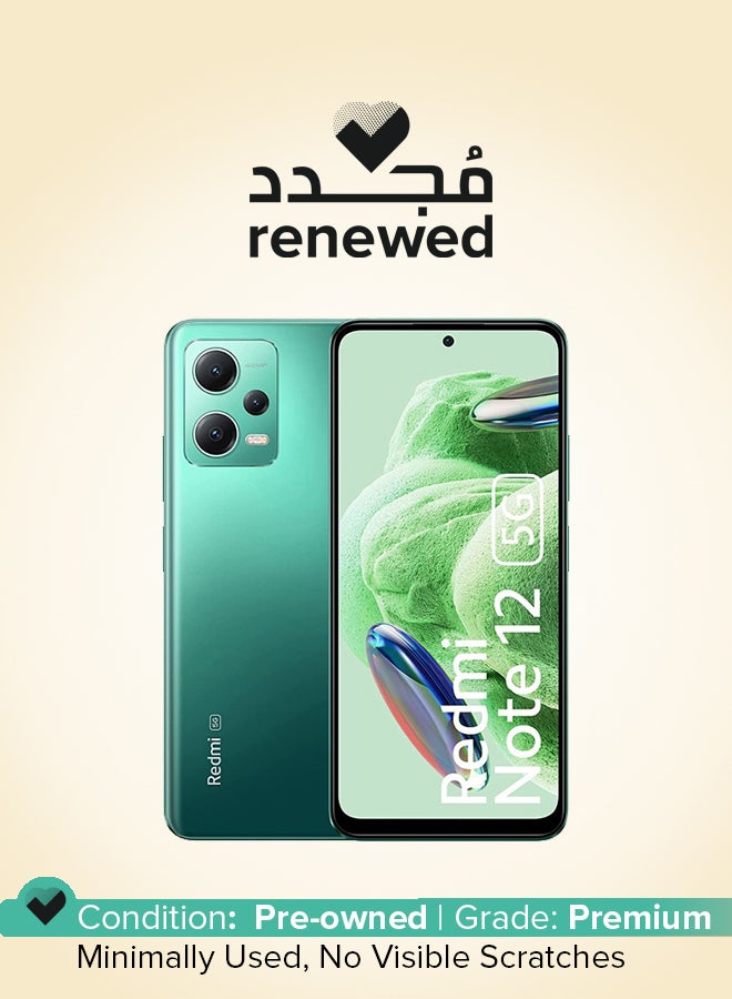 Xiaomi Renewed - Redmi Note 12 Dual SIM Frosted Green 5G 8GB RAM 256GB 5G- International Version  - Image 1