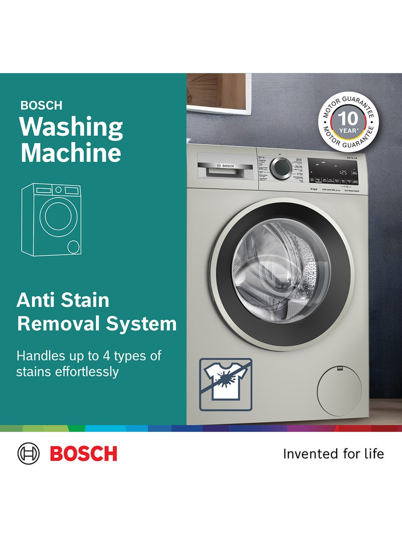BOSCH - Front Load Washing Machine + Free 12 x 1 Liter Of Persil Detergent 10 kg 2300 W WGA2540XGC Silver - Image 1
