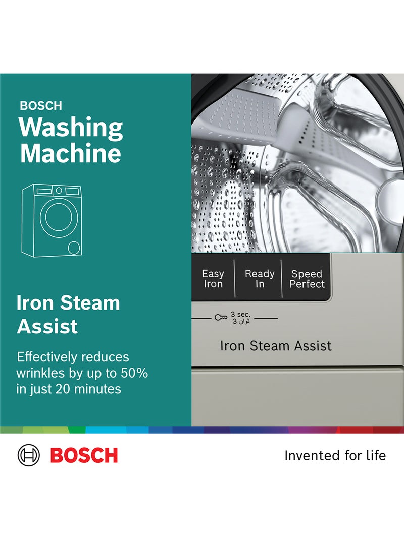 BOSCH - Front Load Washing Machine + Free 12 x 1 Liter Of Persil Detergent 10 kg 2300 W WGA2540XGC Silver - Image 1