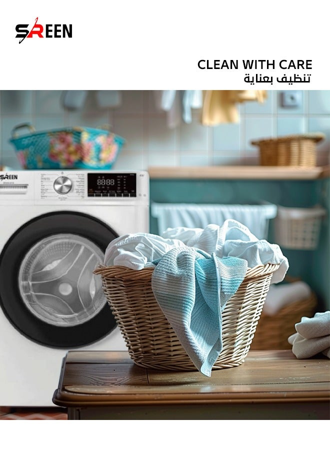 Front Load Washing Machine 2000 W SRWM-8FW(W) White