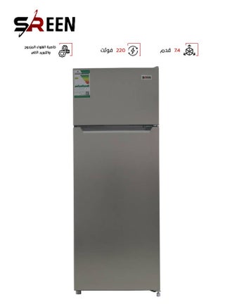 Double Door Refrigerator 7.4 Feet SRTM274DF Silver - pnsku/N70070371V/45/_/1715093277/1a4c3b69-5649-4d64-b99a-865d2faca628