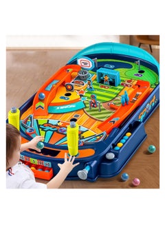 مايتويز طاولة بينبول My First Old School من Mytoys، لعبة ما قبل المدرسة، مناسبة للأطفال من سن 12 شهرًا إلى 12 عامًا، ماكينة بينبول للبنات الصغار من سن 1 إلى 2 سنة، طاولة لعبة بينبول بيسبول للأطفال من سن 3 سنوات فما فوق  - Image 1