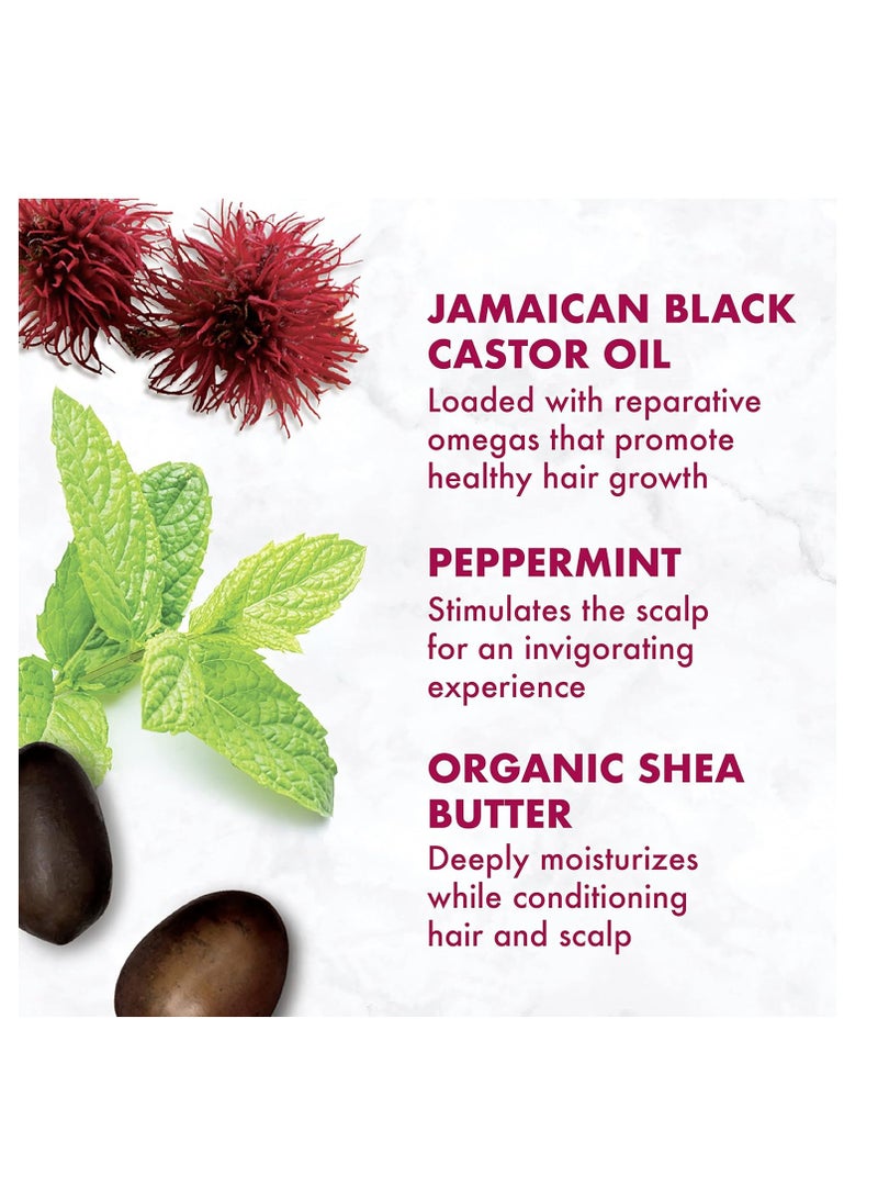 Conditioner 100% Pure Jamaican Black Castor Oil To Intensely Smooth And Nourish Hair With Shea Butter, Peppermint And Apple Cider Vinegar