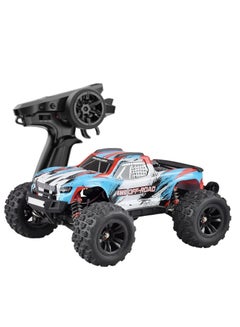 مايتويز MJX Hyper GO 16208 بدون فرش Rc Hobby Gradetruck بمقياس 1:16 راديو يتم التحكم فيه عن بعد وحش إلكتروني Rtr لجميع التضاريس - أزرق  - Image 1