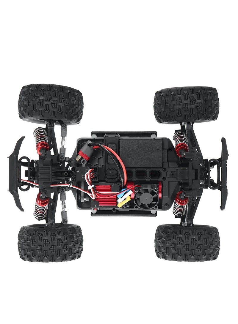 مايتويز MJX Hyper GO 16208 بدون فرش Rc Hobby Gradetruck بمقياس 1:16 راديو يتم التحكم فيه عن بعد وحش إلكتروني Rtr لجميع التضاريس - أزرق  - Image 4
