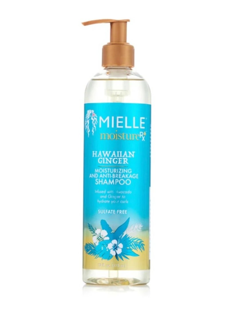 MIELLE Moisture RX Hawaiian Ginger Moisturising and Anti-Breakage Shampoo 355ml - Image 1
