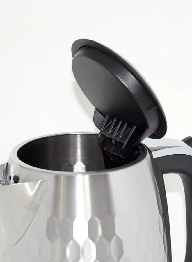 NIKAI - Double Layer Kettle, Stainless Steel Body, 1850-2200 Watts, Indicator Light, Cool Touch, 1.7L Capacity 1.7 L 2200 W NK592SS Silver - Image 1