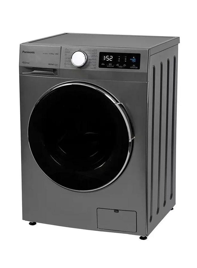 Panasonic - Front Load Washing Machine 8 kg NA-148MG4LSA Silver - Image 1