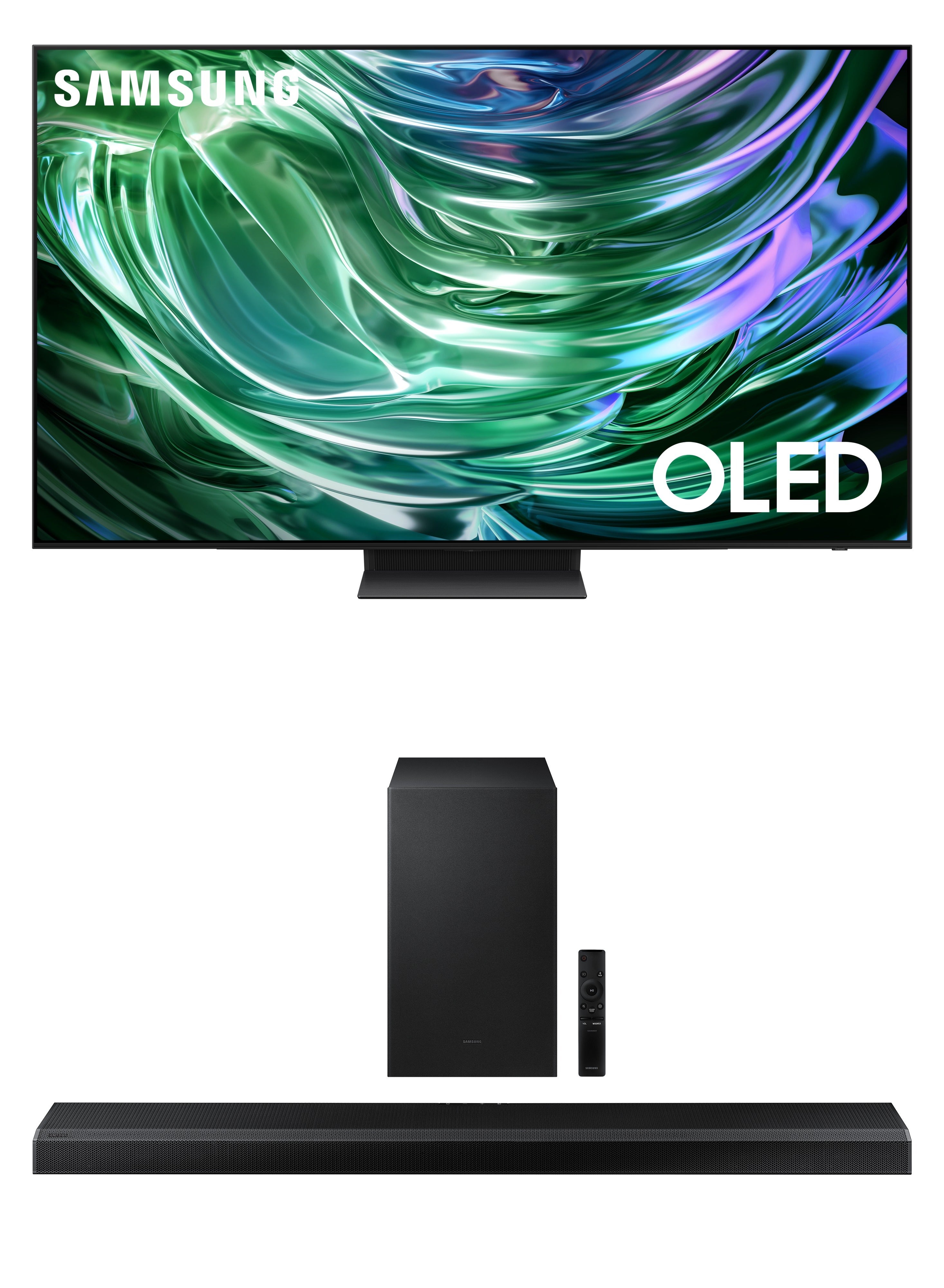 Samsung 65 Inch Neo OLED 4K QA65S90DBUXEG Tizen OS Smart TV‎ Black + Free Samsung Sound bar Q700SB Black QA65S90DBUXEG Black 