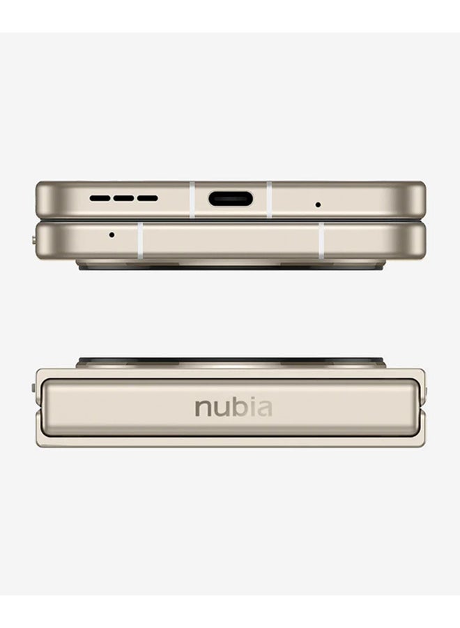 ZTE - Nubia Flip Sunshine Gold 8GB RAM 256GB  5G - Global Version - Image 1