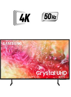Samsung 55 Inch Crystal UHD 4K Smart TV | DU7000 Series | Tizen OS | Built in receiver | 50HZ | Model (2024) - UA55DU7000UXSA Black  - Image 1