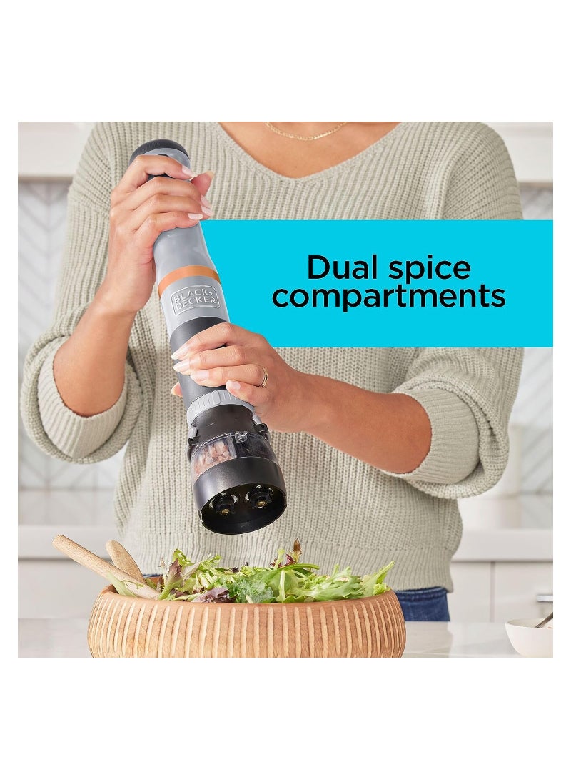 BLACK+DECKER Spice Grinder Attachement for Kitchen Wand BPA Free Plastic - 200 W BCKM101SPFF-XJ Black  - Image 2
