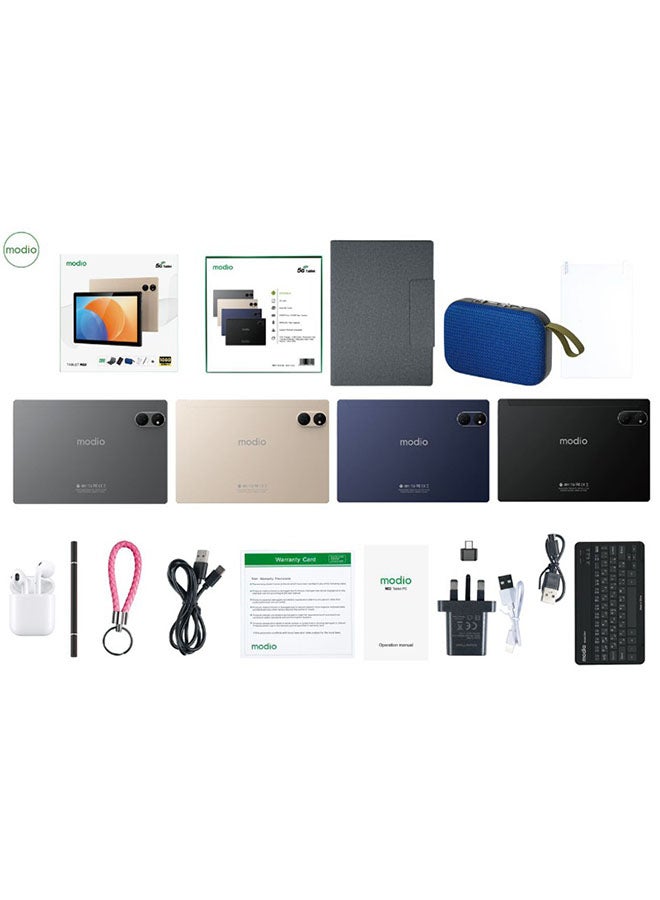 موديو تابلت M22 بشاشة 10.1 بوصة، ثنائي الشريحة، أزرق، 8 جيجابايت رام، 512 جيجابايت، 5G - إصدار الشرق الأوسط مع لوحة مفاتيح لاسلكية - Image 4