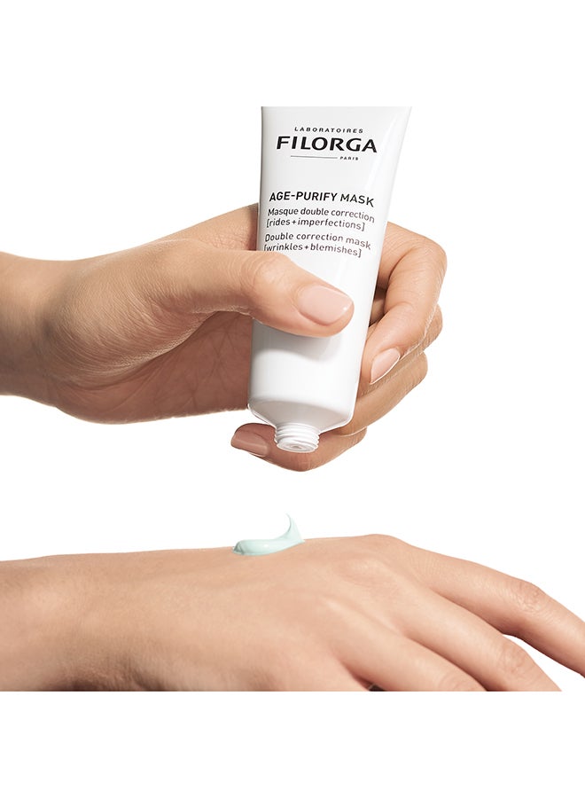 Filorga Age-Purify Mask - Anti-Wrinkle And Anti-Blemish Face Cream Clay Mask 75Ml - Image 3