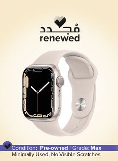 Renewed - Watch Series 7 GPS 45mm Aluminium Case With Sport Band Starlight