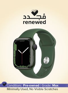 Renewed - Watch Series 7 GPS 45mm Aluminium Case With Sport Band Green