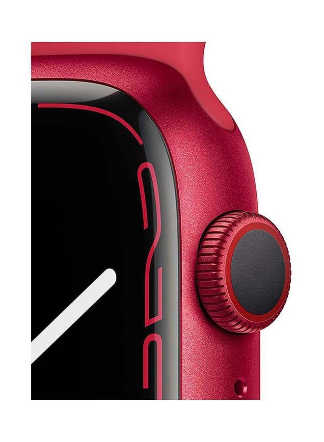 Apple Renewed - Watch Series 7 GPS + Cellular 45mm Aluminium Case With Sport Band Red  - Image 2