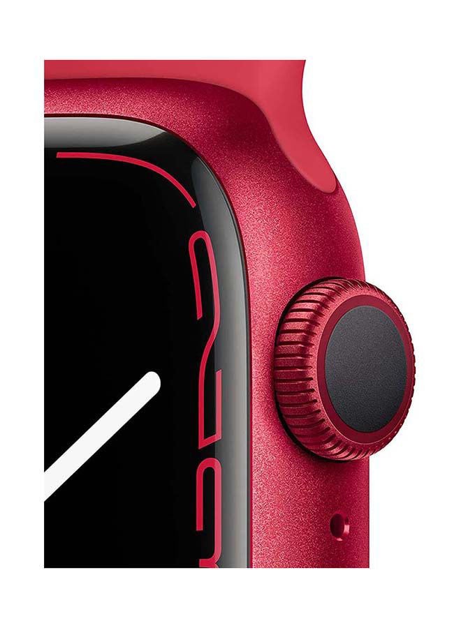 Apple - Renewed - Watch Series 7 GPS 41mm Aluminium Case With Sport Band Red - Image 1