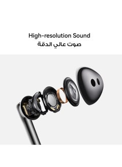 HUAWEI FreeBuds 4E Wireless Bluetooth Earphones, Air-like Comfort, High-Resolution Sound, Swipe Controls, Intelligent Audio Connection, Half-in-ear Mild Noise Cancellation Ceramic White  - Image 4