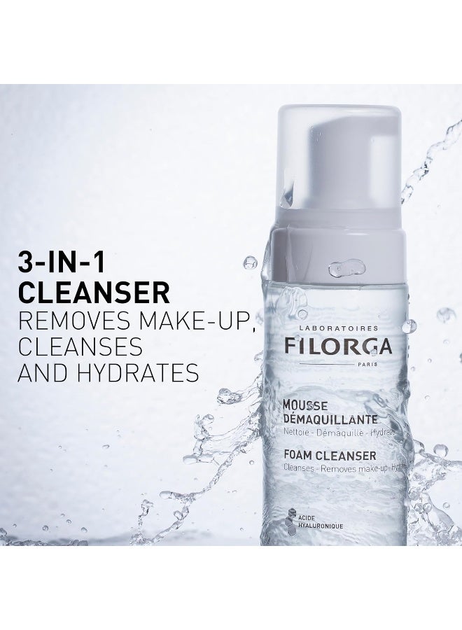 FILORGA Foam Cleanser - Hyaluronic Acid Facial Foam Cleanser 150Ml  - Image 4
