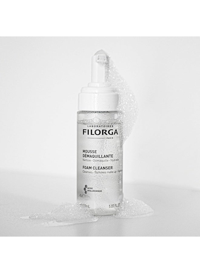 FILORGA Foam Cleanser - Hyaluronic Acid Facial Foam Cleanser 150Ml  - Image 3