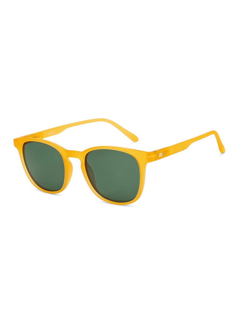 Lenskart Blu Hustlr Polarized Wayfarer Sunglasses - LA E15417-M - Lens Size: 49 Mm  - Image 1