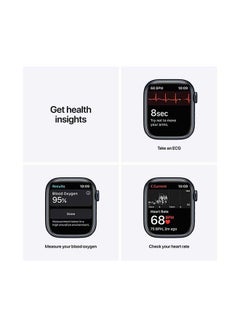 Apple Renewed - Watch Series 7 GPS 41mm Aluminium Case With Sport Band Midnight  - Image 3