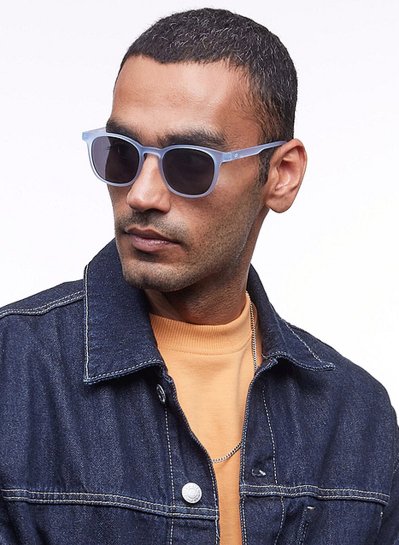 Lenskart Blu Hustlr Polarized Wayfarer Sunglasses - VC S15999 - Lens Size: 49 Mm  - Image 3