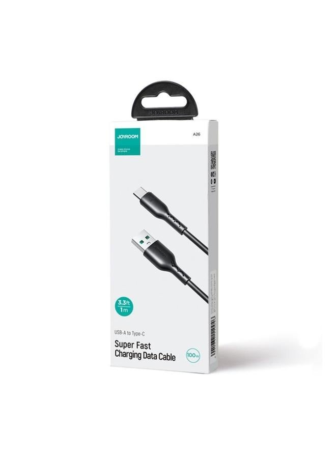 جوي روم SA26-AC6 كابل بيانات USB-A إلى Type-C، 100 وات، 1 متر - - Image 4