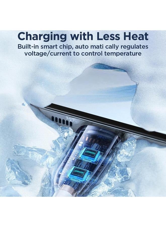 جوي روم SA26-AC6 كابل بيانات USB-A إلى Type-C، 100 وات، 1 متر - - Image 3