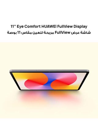 جهاز Matepad SE مقاس 11 بوصة باللون الرمادي السديم وذاكرة الوصول العشوائي (RAM) سعة 4 جيجابايت وسعة 128 جيجابايت وواي فاي - إصدار الشرق الأوسط - view 2