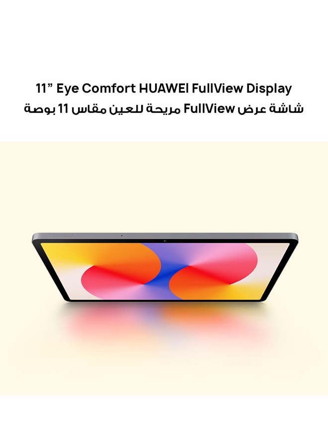 هواوي جهاز Matepad SE مقاس 11 بوصة باللون الرمادي السديم وذاكرة الوصول العشوائي (RAM) سعة 4 جيجابايت وسعة 128 جيجابايت وواي فاي - إصدار الشرق الأوسط - Image 2