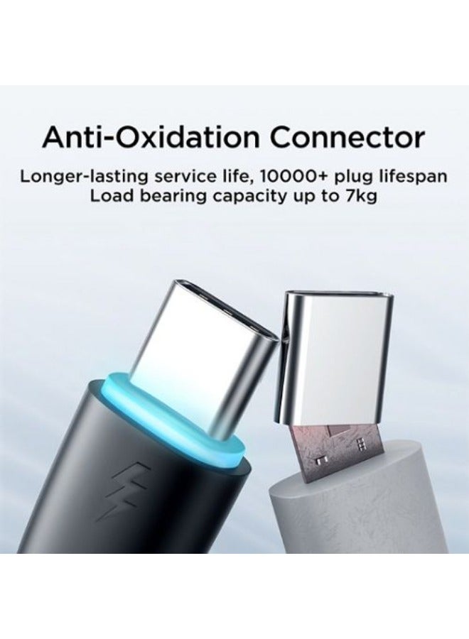 JOYROOM SA32-AC3 Starry Series 3A Fast Charging USB-A To Type-C Data Cable, 1M - Black Black - Image 3