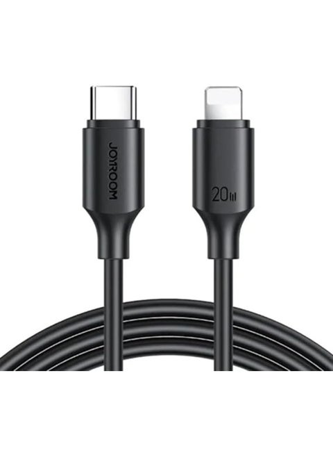 S-CL020A9 20W Type-C to Lightning Fast Charging Data Cable, 1M - Black