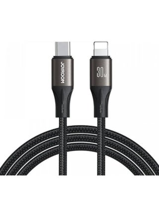 SA25-CL3 Light-Speed Series 30W Fast Charging Type-C to Lightning Data Cable, 1.2M - Black - pnsku/N70070683V/45/_/1715157136/3c5e3cd3-ce11-4b85-bd8f-b003b00df3eb