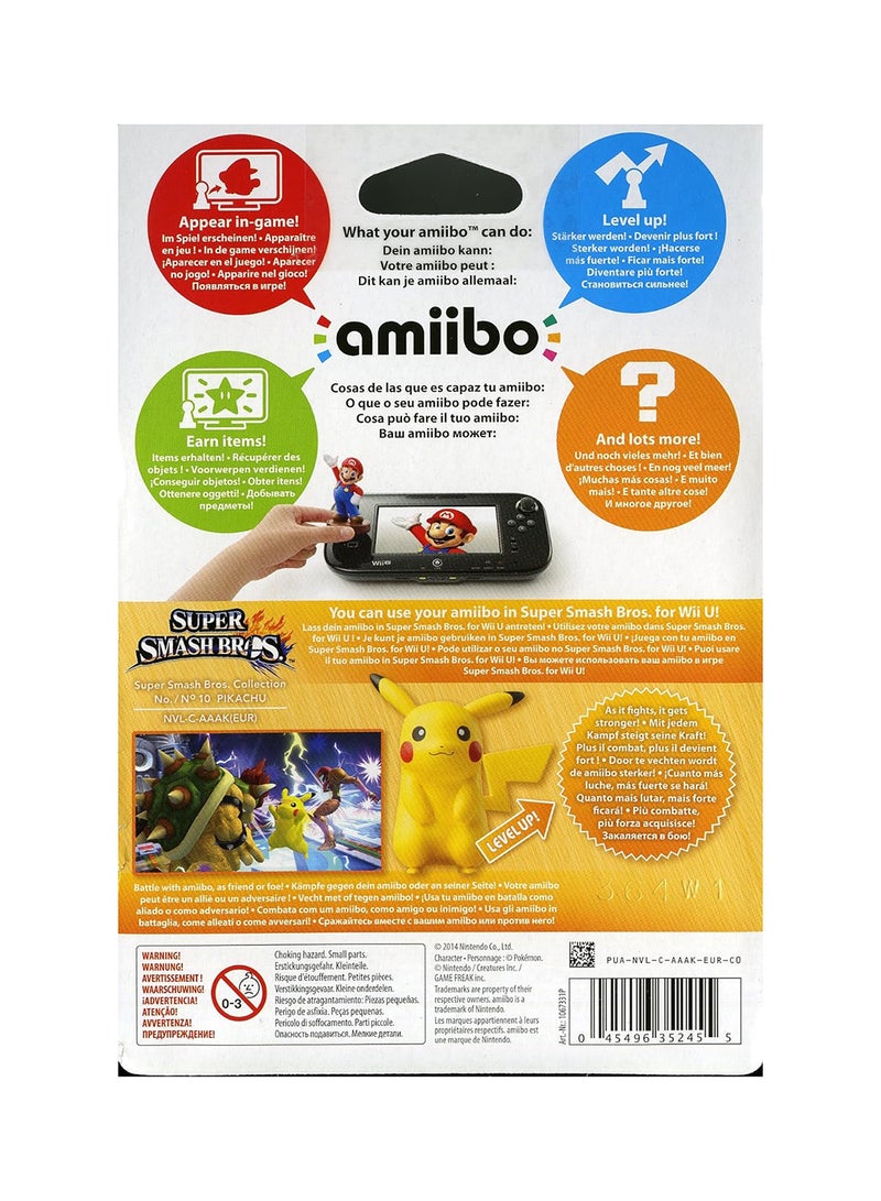 Nintendo - Amiibo S. SMASH BROS PIKACHU - Image 1